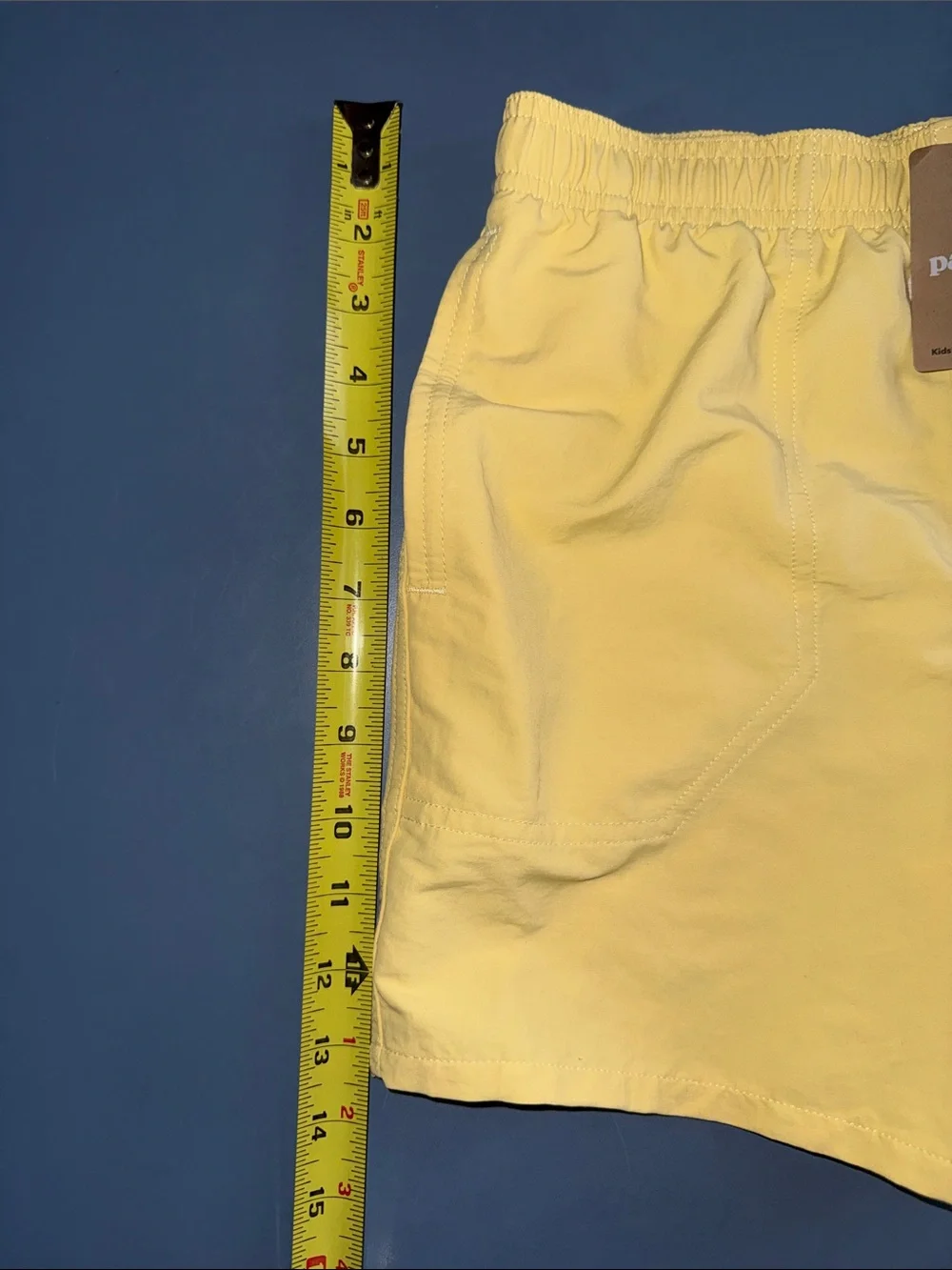 Patagonia Kids Yellow Swim Shorts